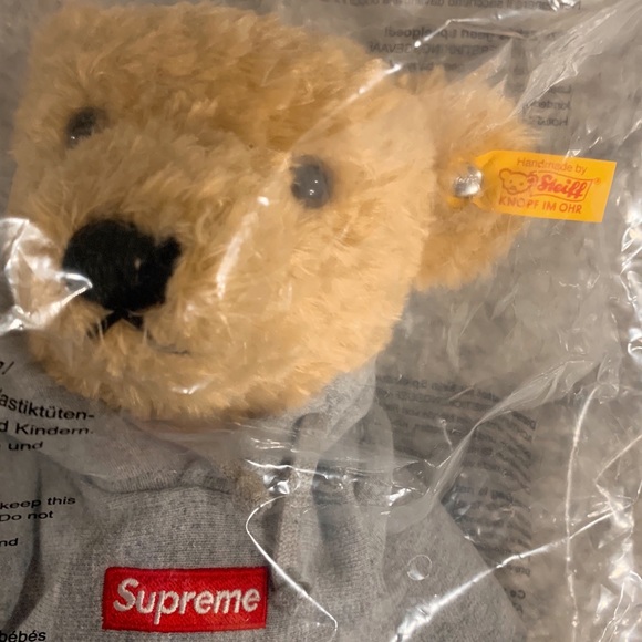 Supreme Steiff Bear Box Logo Heather Grey - Picture 3 of 4